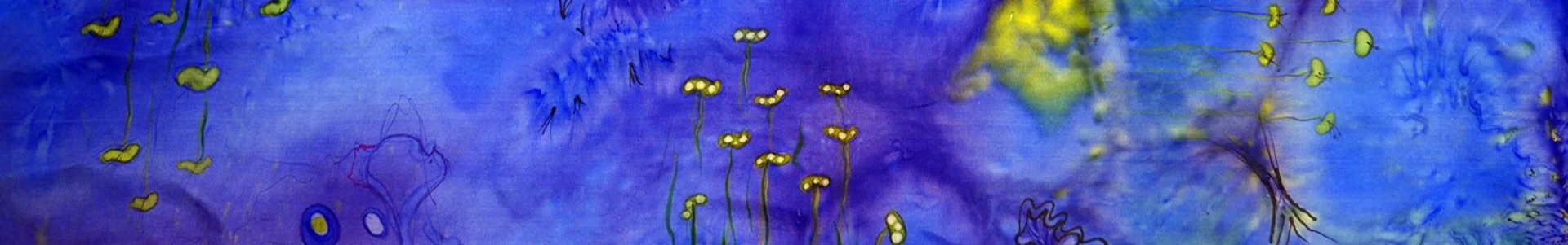 oeuvre peinture sur soie